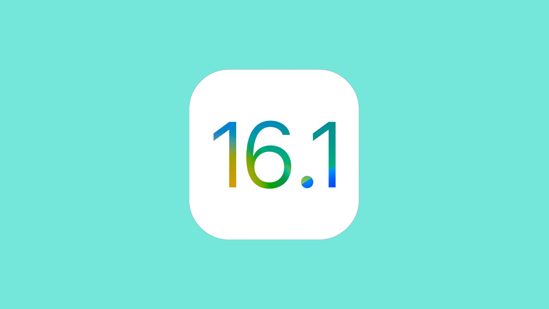 iOS 16.1 Hero Teal