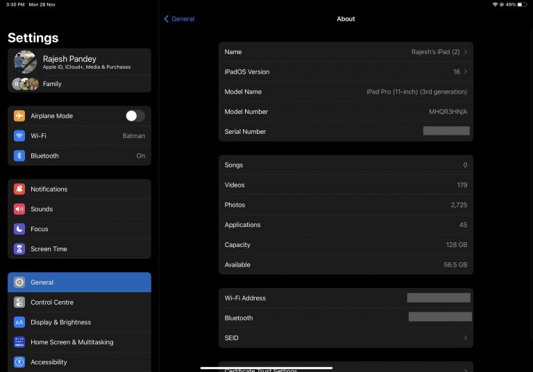 How To Find Out Which iPad or iPad Pro Model You Own