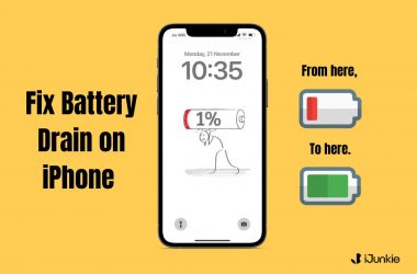 Fix Battery Drain on iPhone