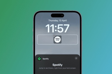 Spotify Lock Screen Widget