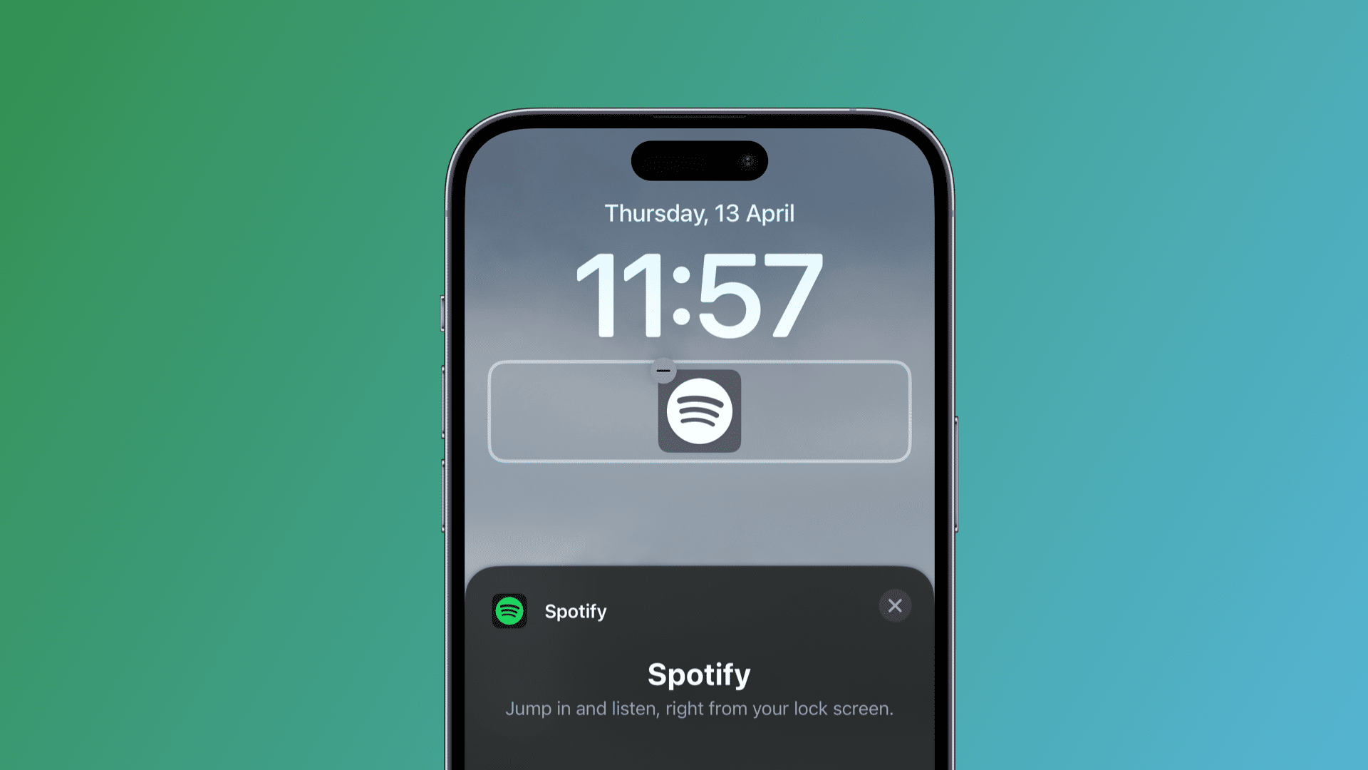 Spotify Update Adds Lock Screen Widget on iPhone
