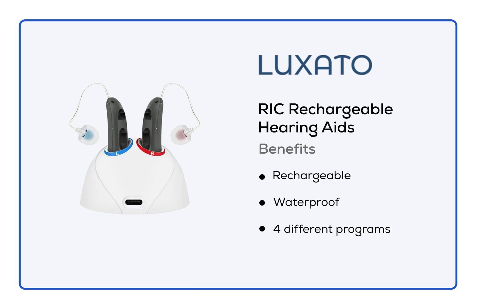 RIC Rechargeable Hearing Aids